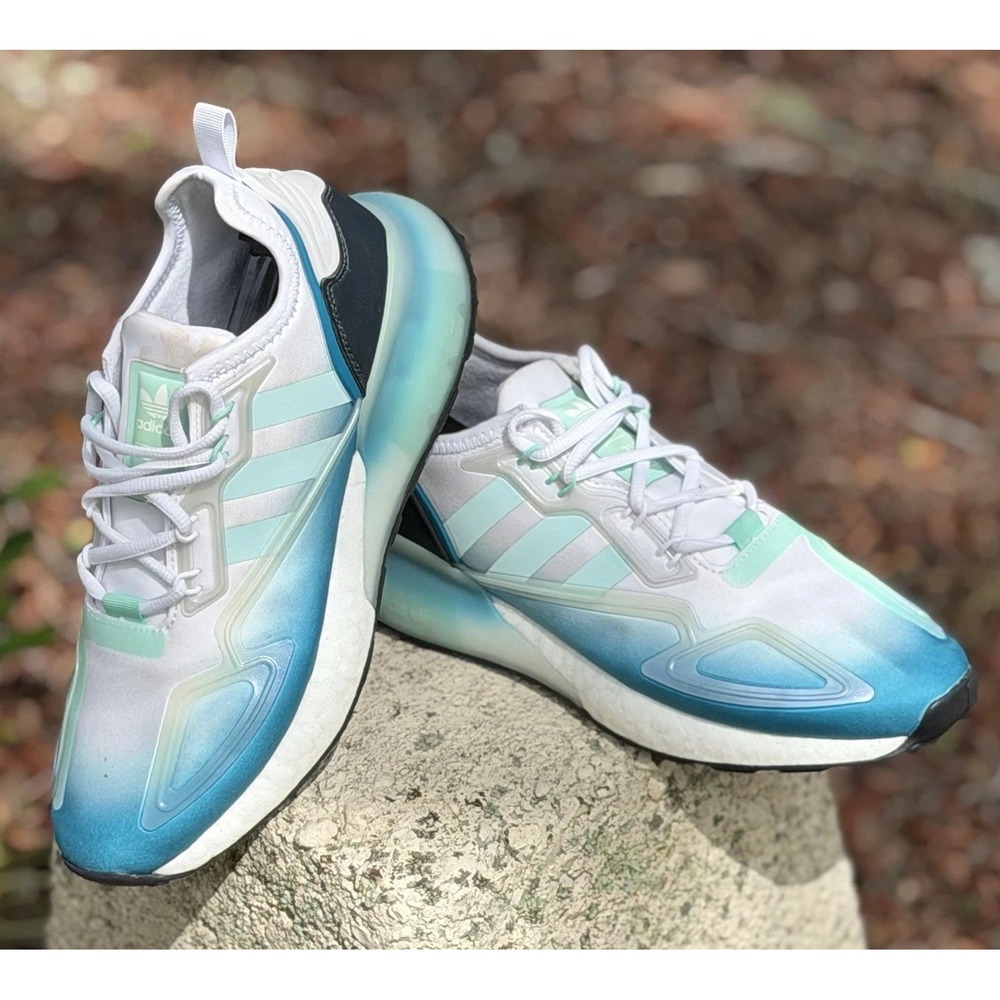 Adidas ZX 2K Boost Active Teal Women's 7.5 Running Sneakers GZ8402